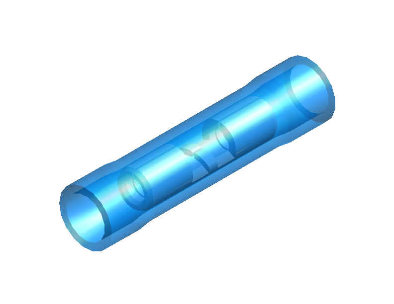 Conector a tope tipo ventana con aislamiento de PVC