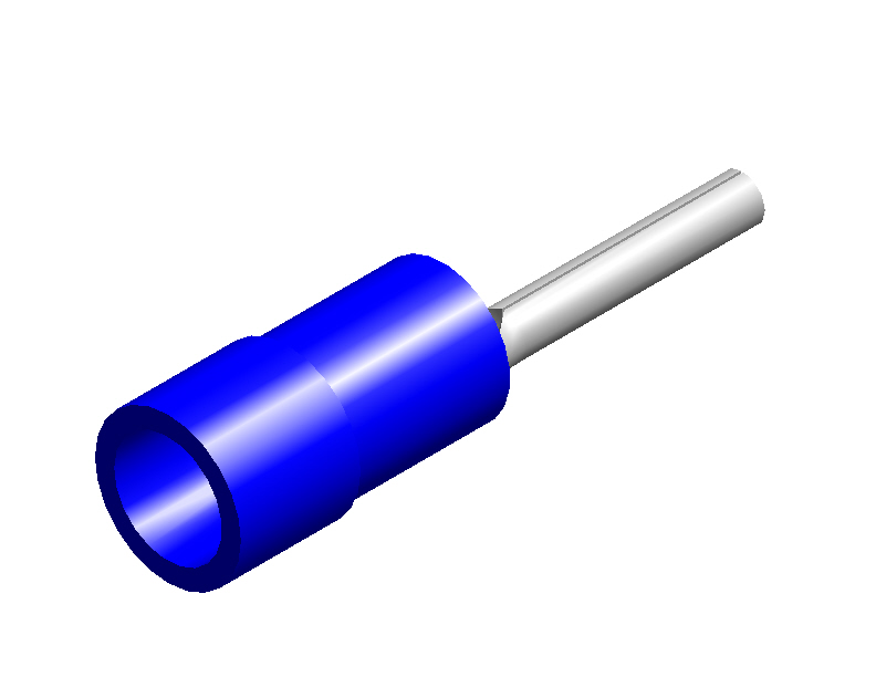Terminales de pasador de nailon (Din 46231)