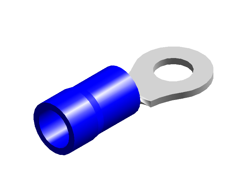 Terminales de anillo con aislamiento de PVC