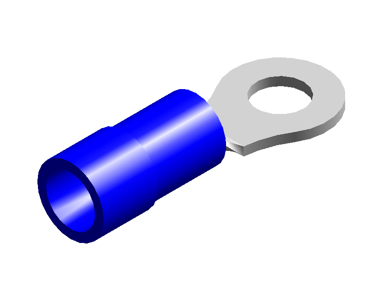 Terminales de anillo con aislamiento de nailon